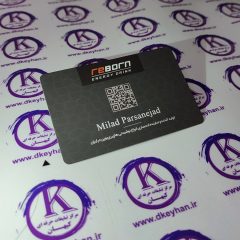 طرح کارت ویزیت فانتزی ، لمینت ، طلا کوب، ساده، دورگرد ، دور تیز