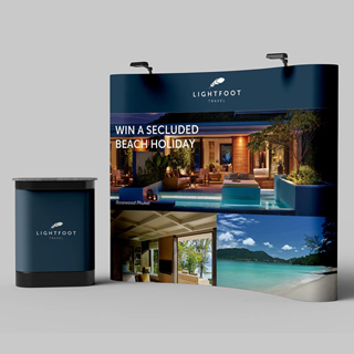 پاپ آپ 4 بهترین جایگزین برای طراحی پر هزینه غرفه های نمایشگاهی ، استند پاپ آپ می باشد